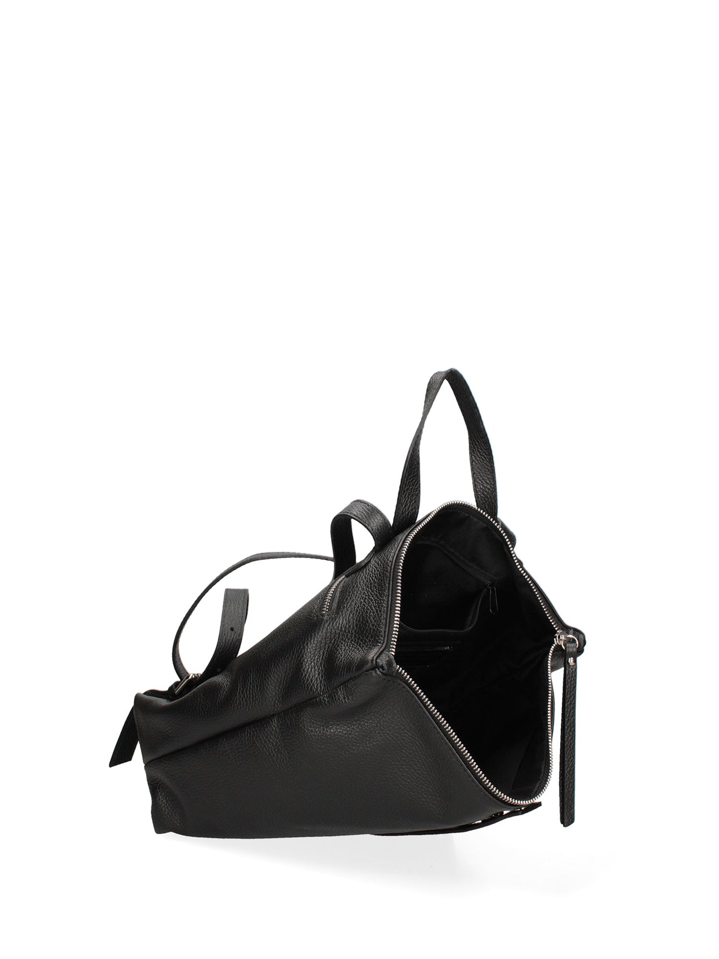 Borsa a mano convertibile in zaino da donna In Vera pelle