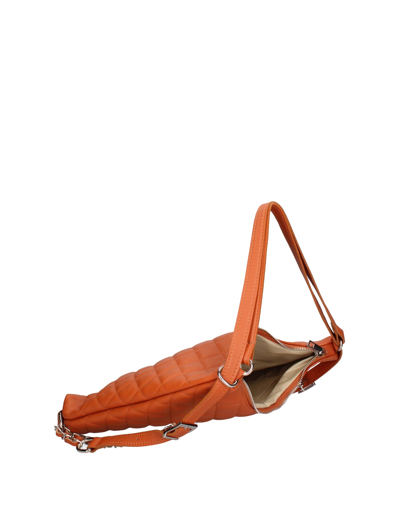 Borsa a spalla convertibile in zaino da donna In Vera pelle