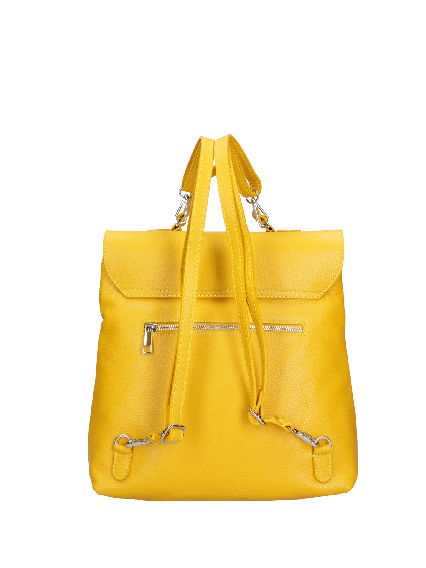 Borsa a mano convertibile in zaino da donna In Vera pelle
