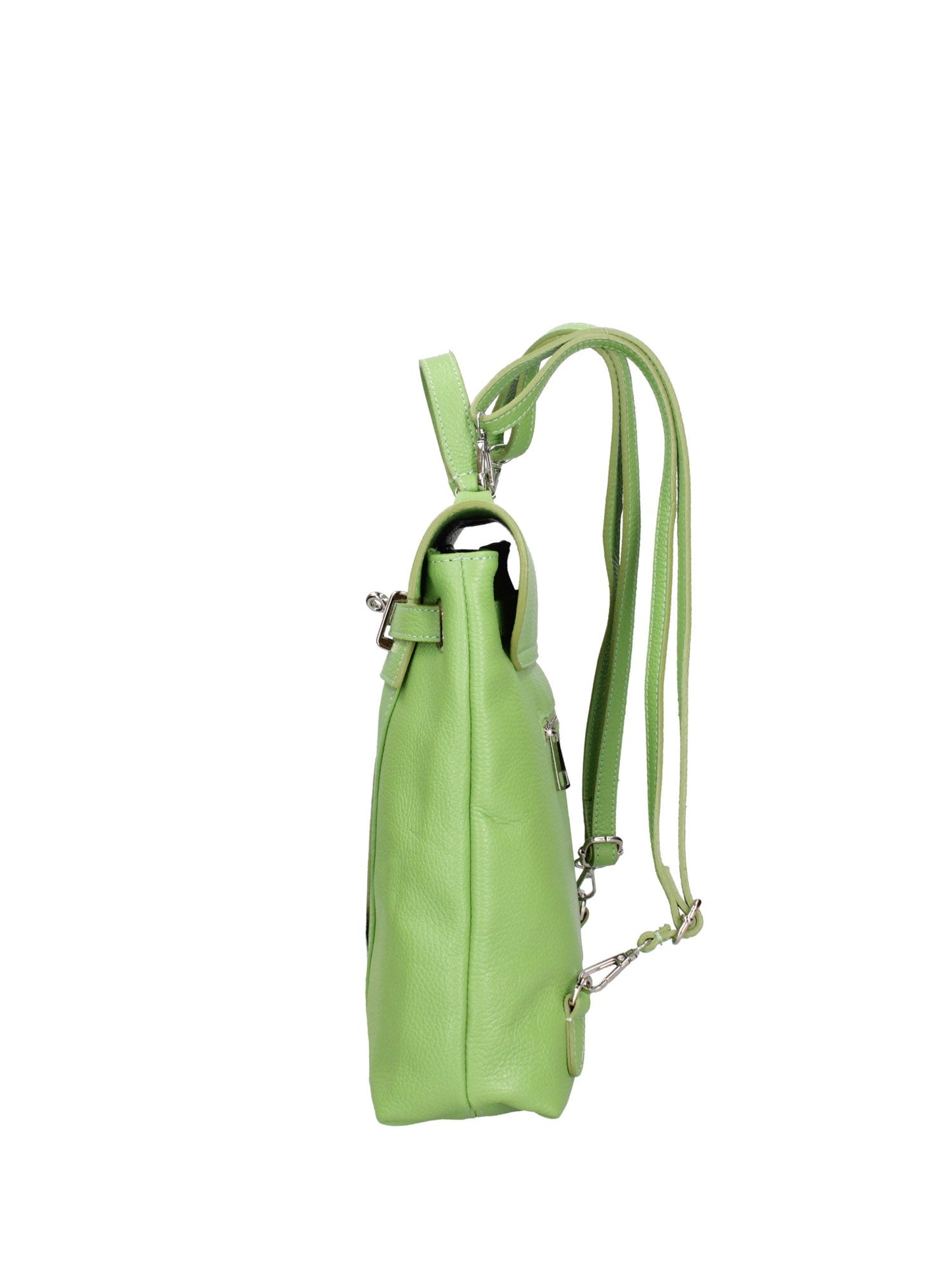 Borsa a mano convertibile in zaino da donna In Vera pelle