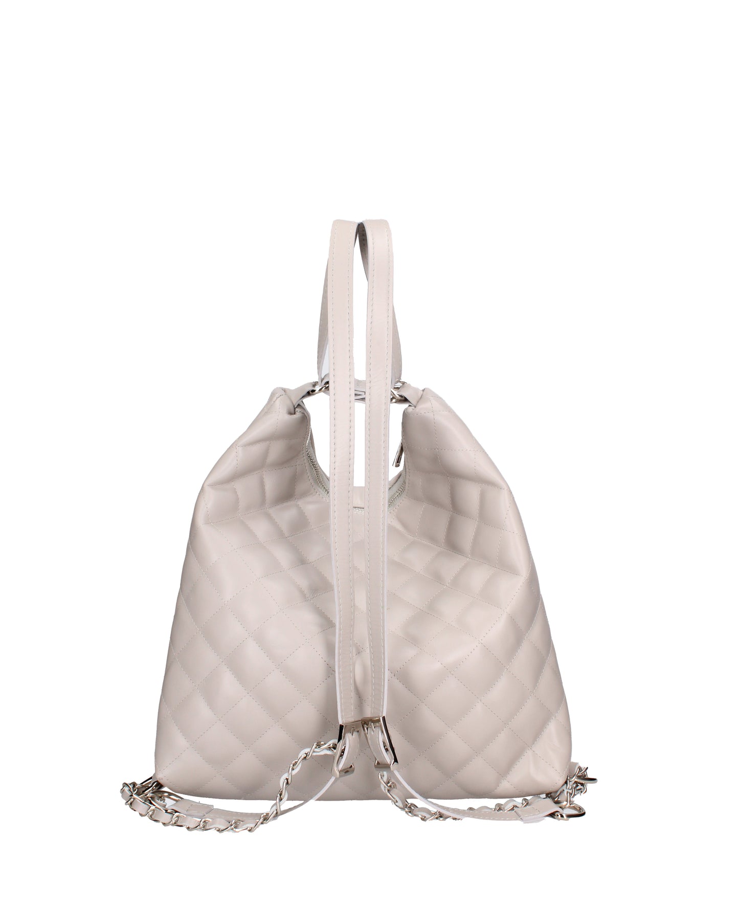 Borsa a spalla convertibile in zaino da donna In Vera pelle