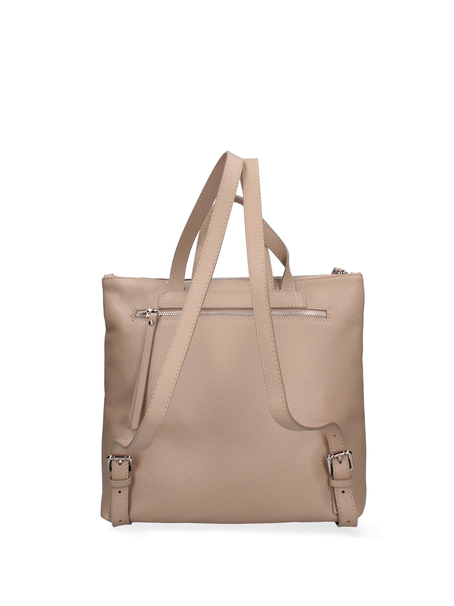 Borsa a mano convertibile in zaino da donna In Vera pelle