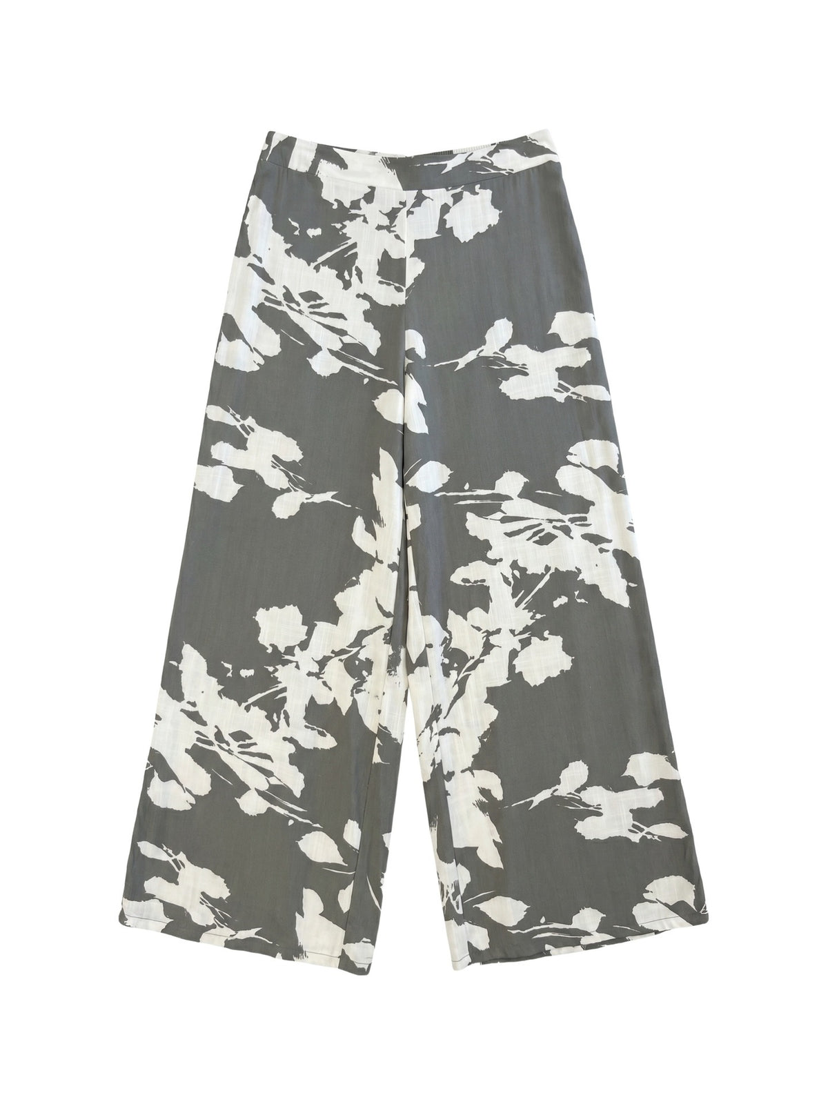 Pantaloni in Viscosa Verde Militare