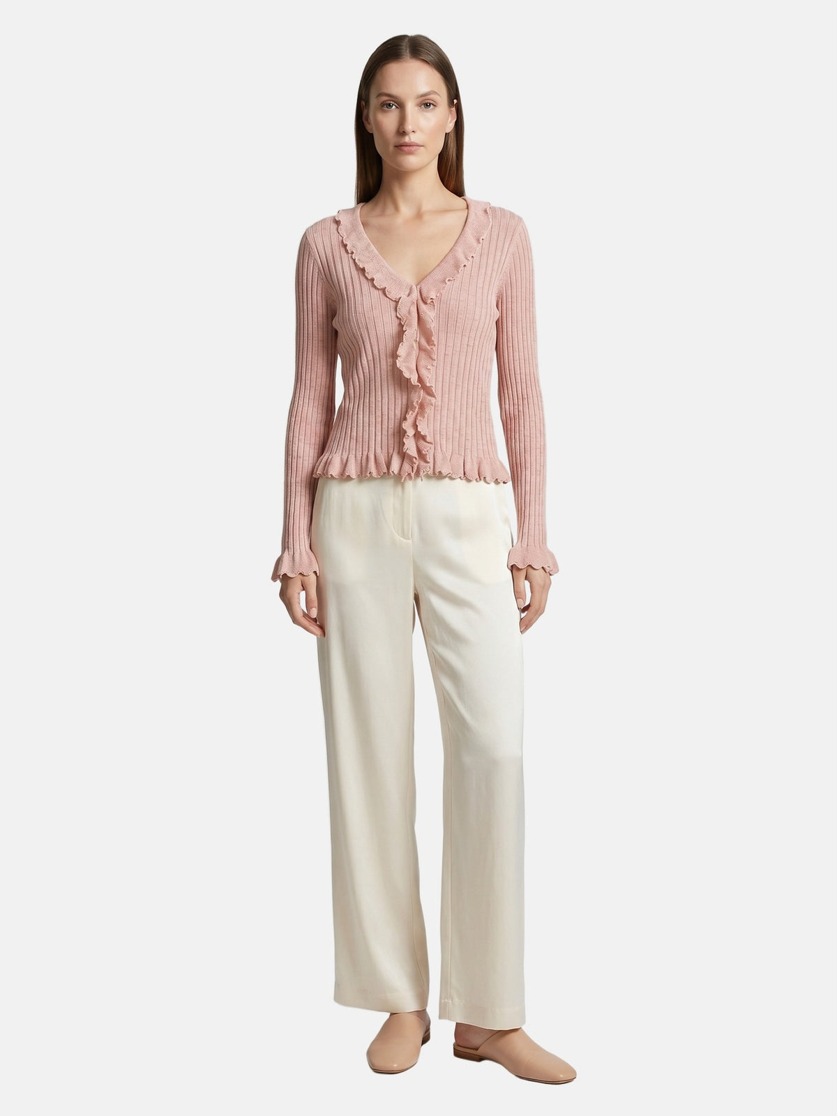 Blusa in Poliestere Rosa