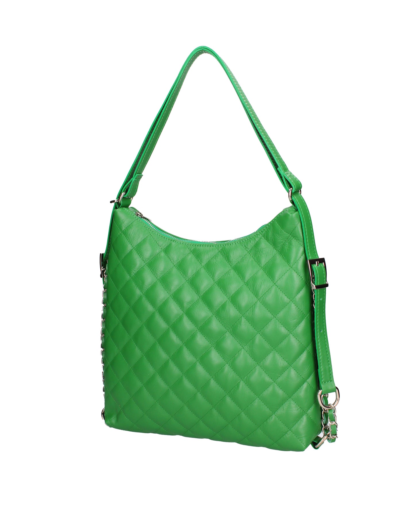 Borsa a spalla convertibile in zaino da donna In Vera pelle