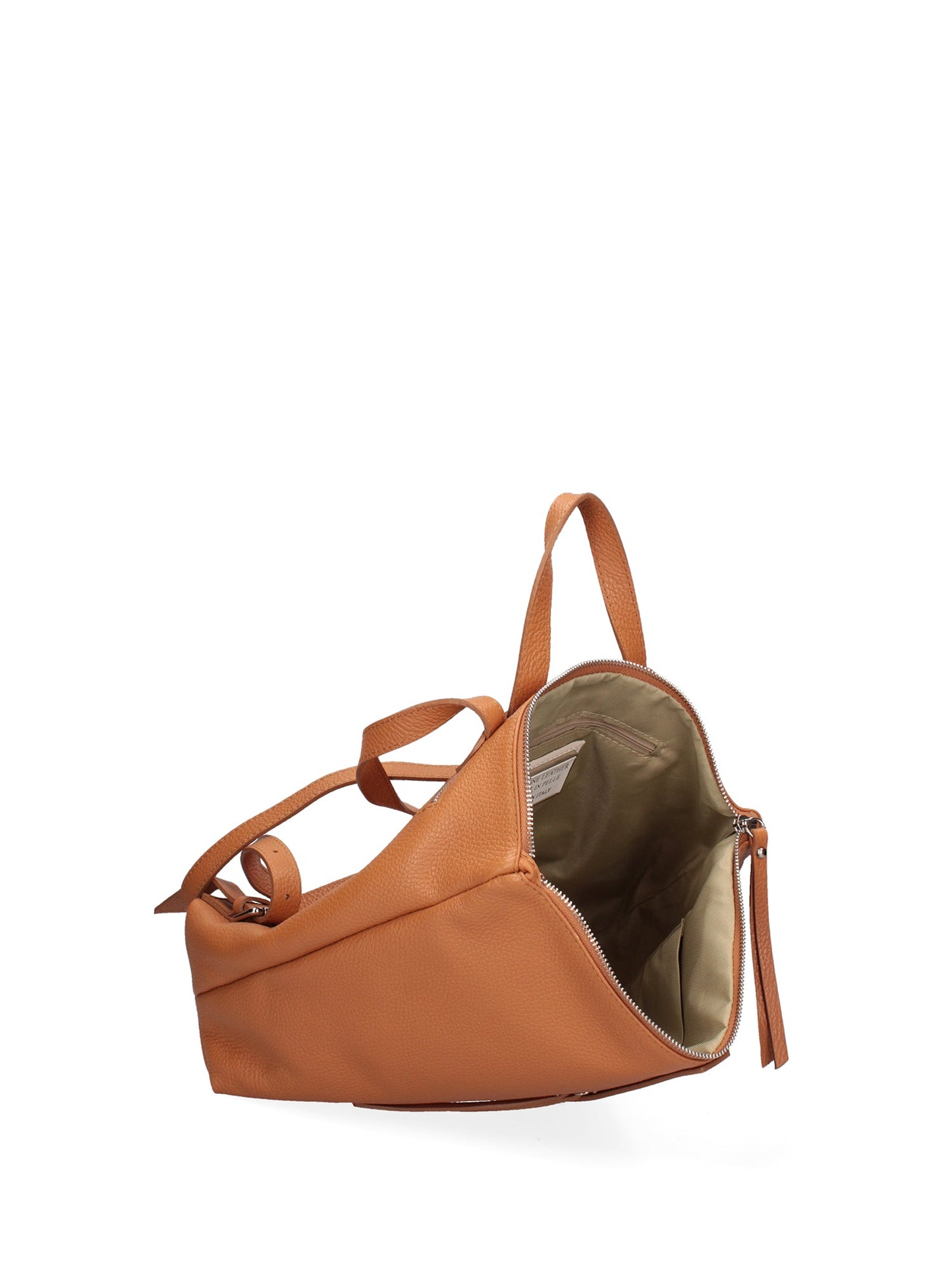 Borsa a mano convertibile in zaino da donna In Vera pelle