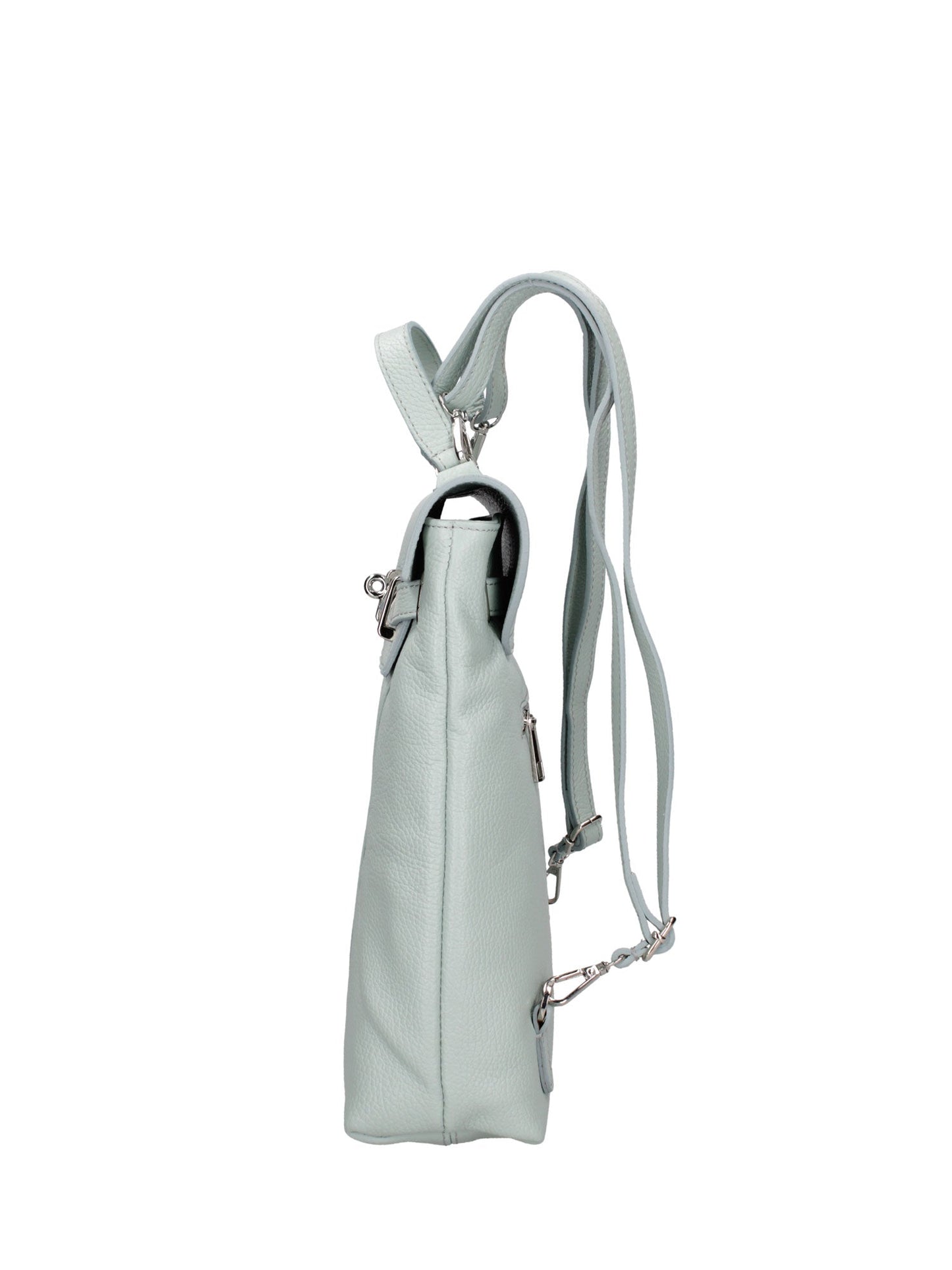 Borsa a mano convertibile in zaino da donna In Vera pelle