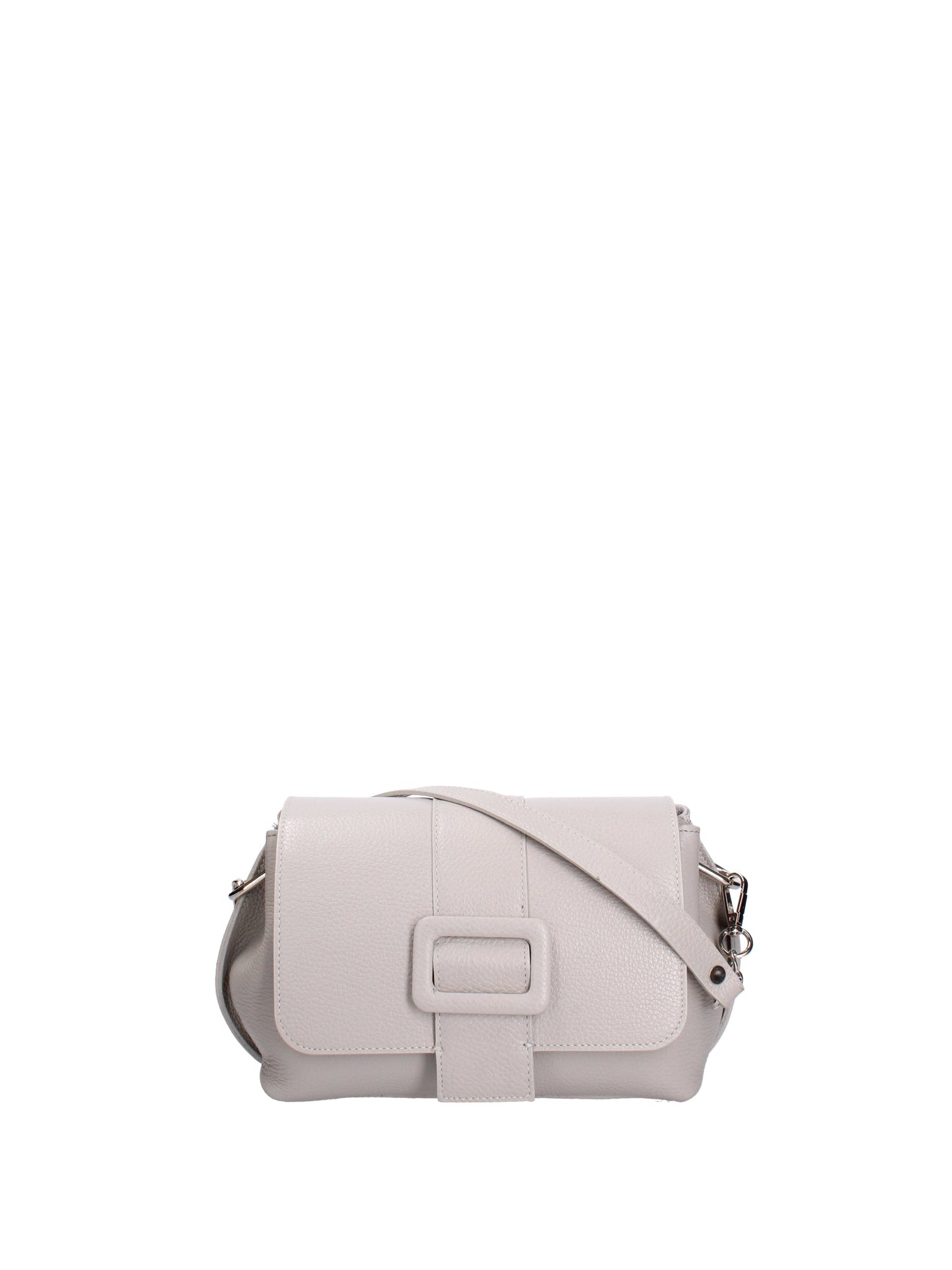 Borsa a spalla da donna In Vera pelle | Roberta Rossi | RR220714323FBG-D86_GRIGIO_PERLA