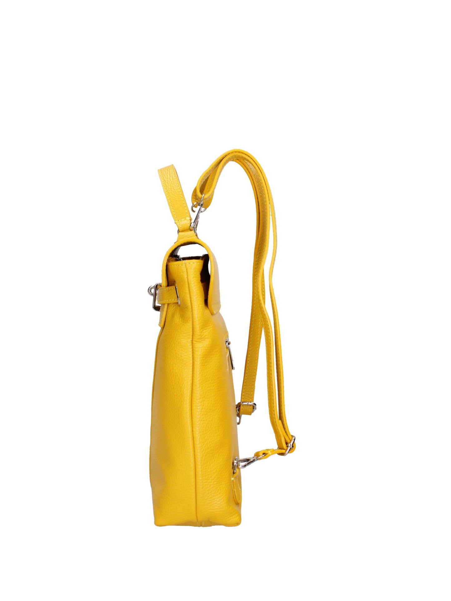 Borsa a mano convertibile in zaino da donna In Vera pelle