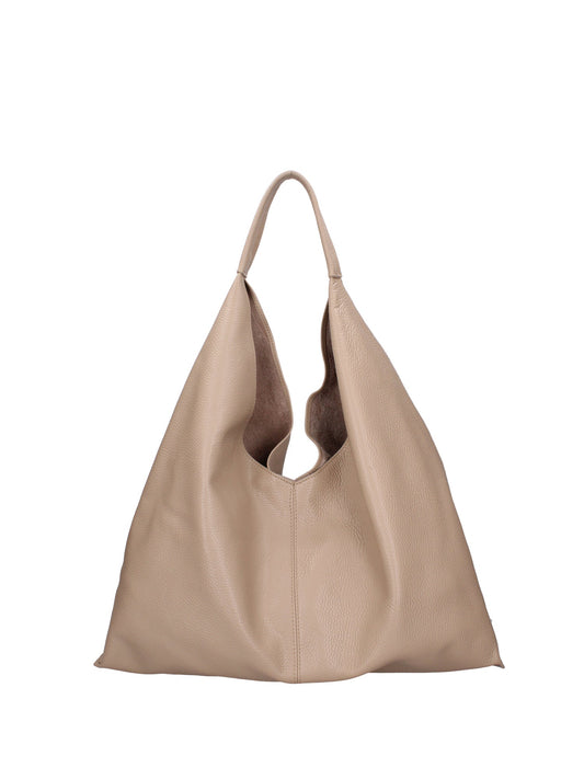 Borsa a sacca da donna In Vera pelle | Roberta Rossi | RR220720923FBG-D05_CAPPUCCINO