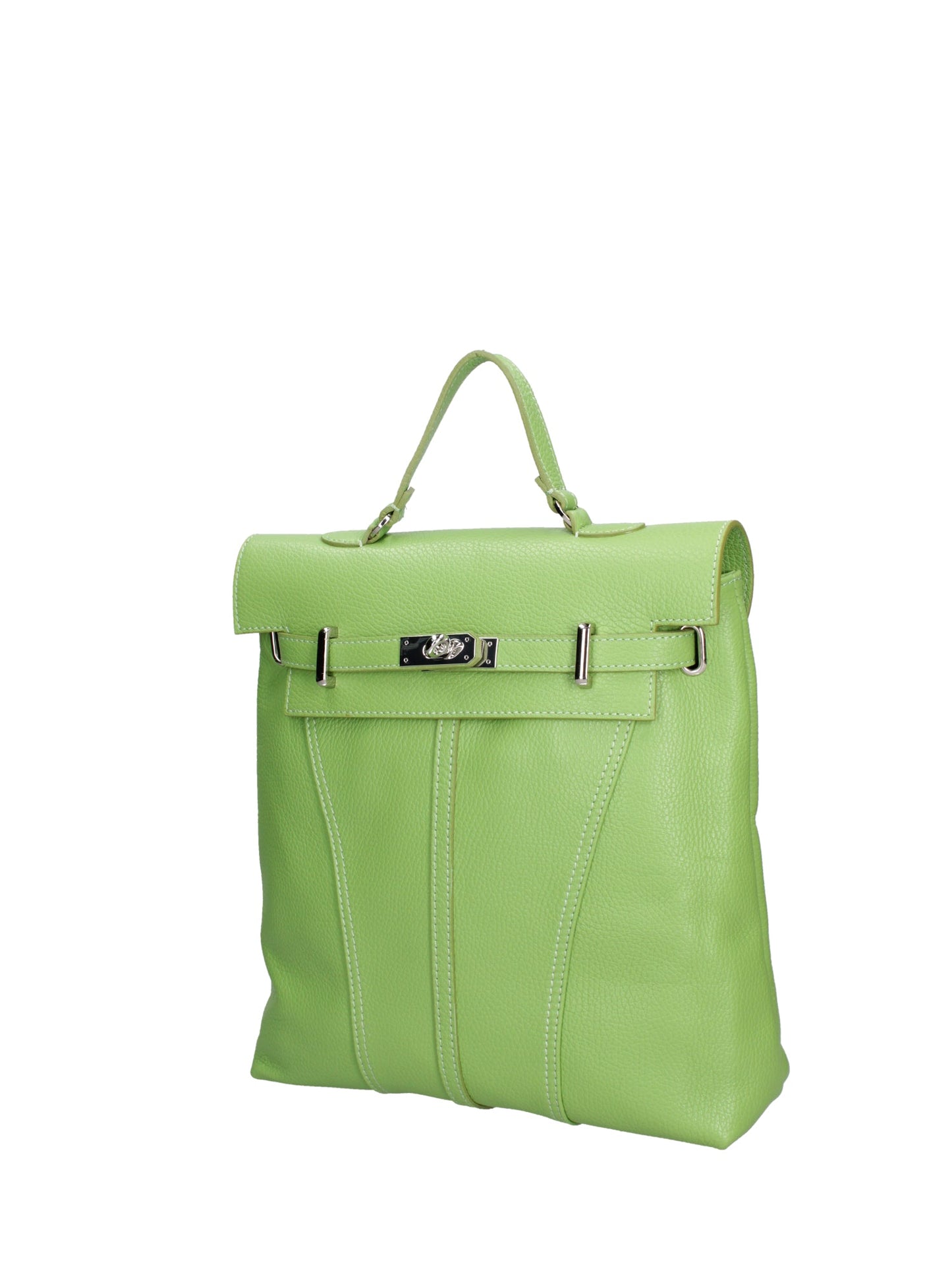 Borsa a mano convertibile in zaino da donna In Vera pelle