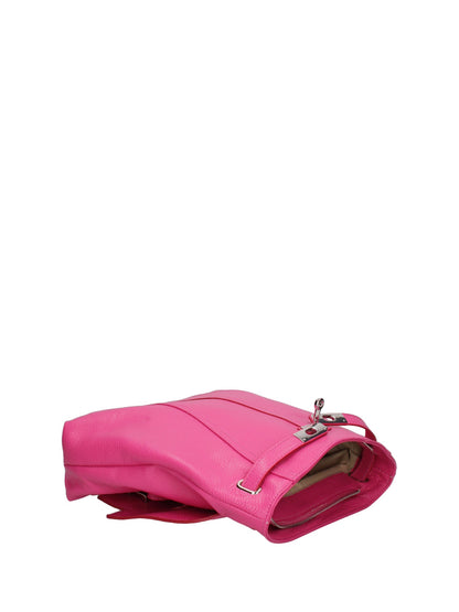 Borsa a mano convertibile in zaino da donna In Vera pelle