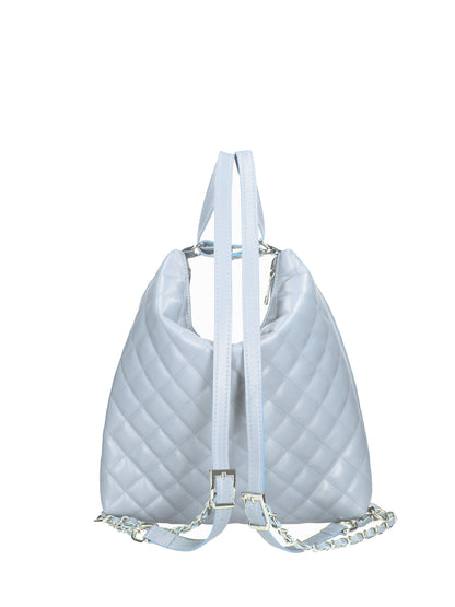 Borsa a spalla convertibile in zaino da donna In Vera pelle