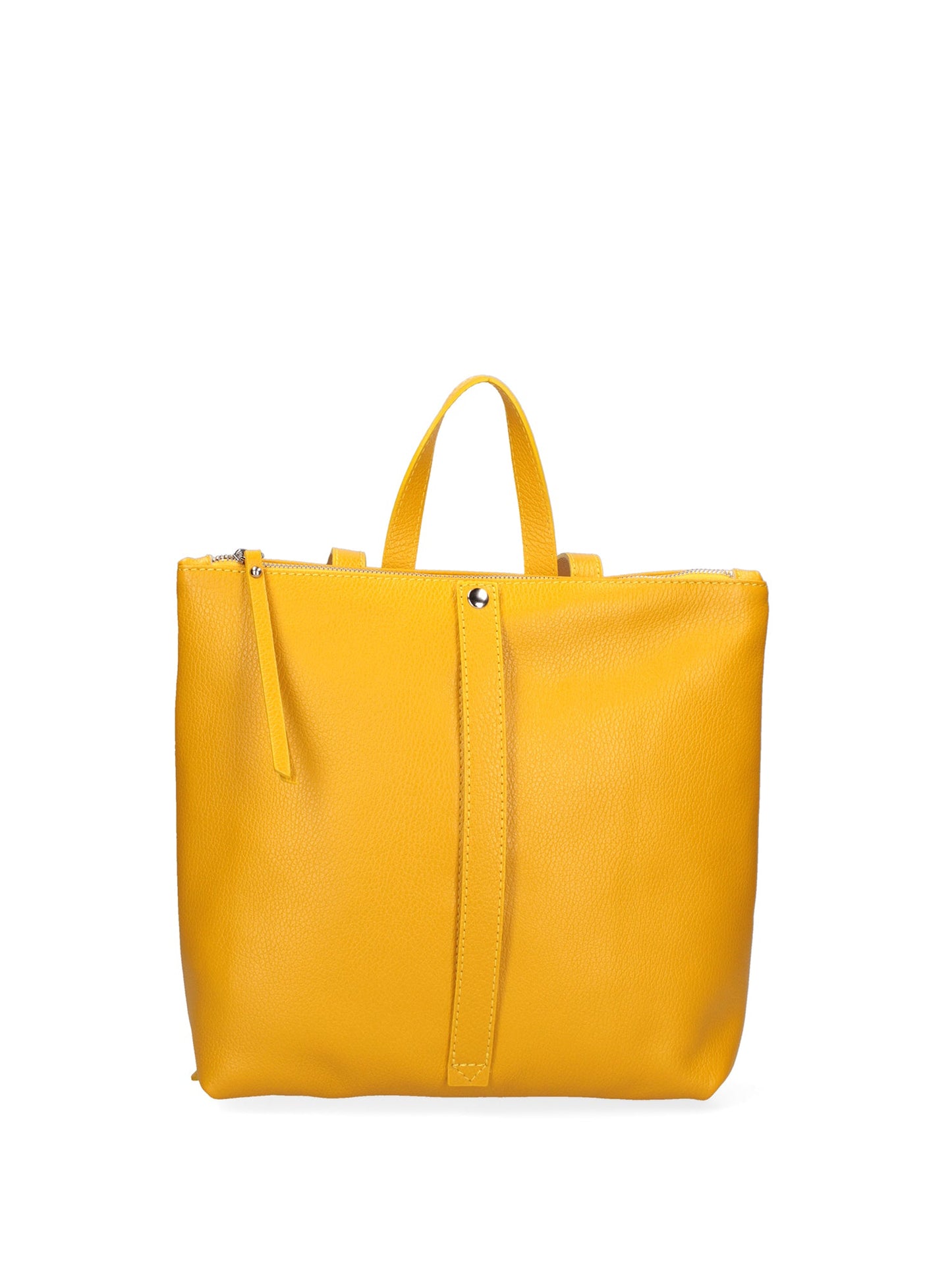 Borsa a mano convertibile in zaino da donna In Vera pelle | Roberta Rossi | RR220713723FBG-D04_GIALLO