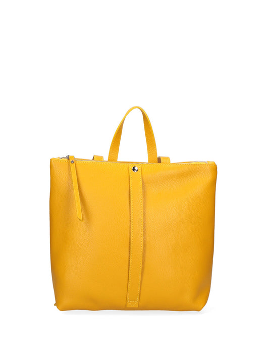 Borsa a mano convertibile in zaino da donna In Vera pelle | Roberta Rossi | RR220713723FBG-D04_GIALLO
