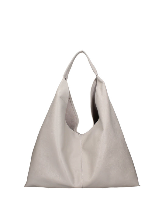 Borsa a sacca da donna In Vera pelle | Roberta Rossi | RR220720923FBG-D86_GRIGIO_PERLA