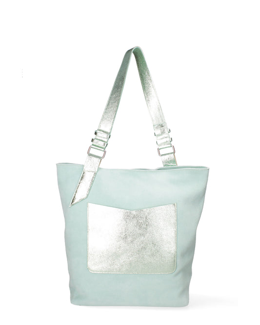 Borsa a spalla da donna In Vera pelle | Roberta Rossi | RR220731223FBG-D42_CIELO+L034