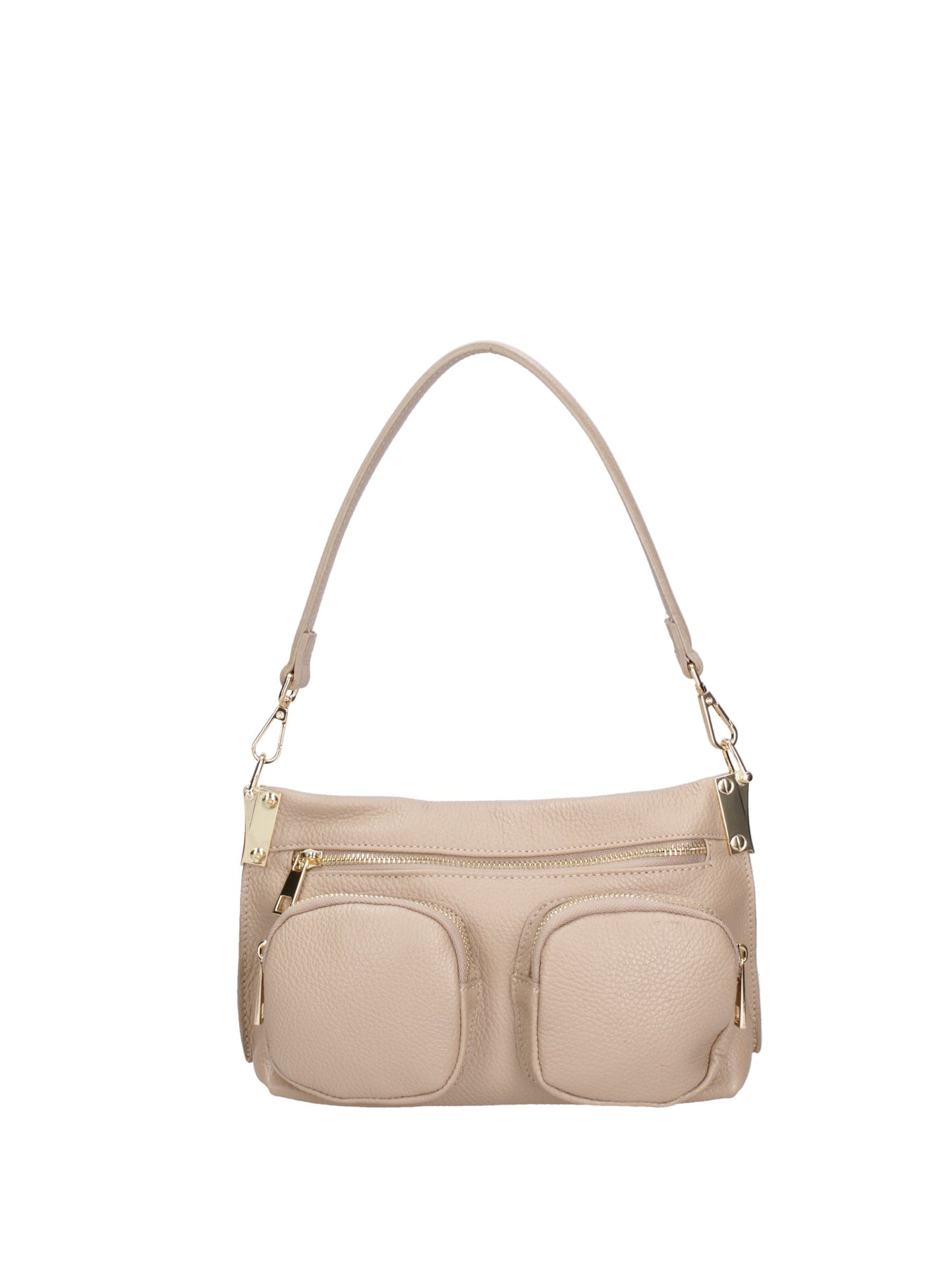 Borsa a spalla da donna In Vera pelle | Roberta Rossi | RR220714723FBG-D05_CAPPUCCINO