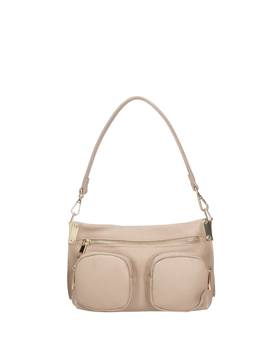 Borsa a spalla da donna In Vera pelle | Roberta Rossi | RR220714723FBG-D05_CAPPUCCINO