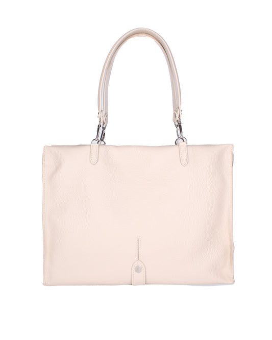 Borsa a spalla da donna In Vera pelle | Roberta Rossi | RR220713823FBG-D37_LATTE