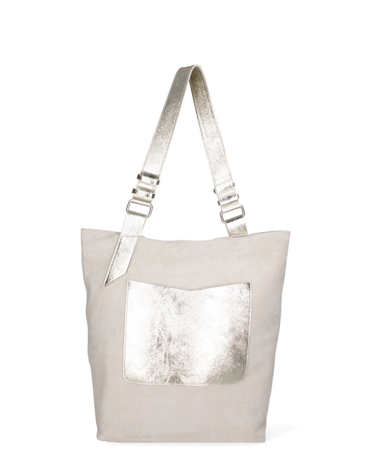 Borsa a spalla da donna In Vera pelle | Roberta Rossi | RR220731223FBG-D02_BEIGE+L003