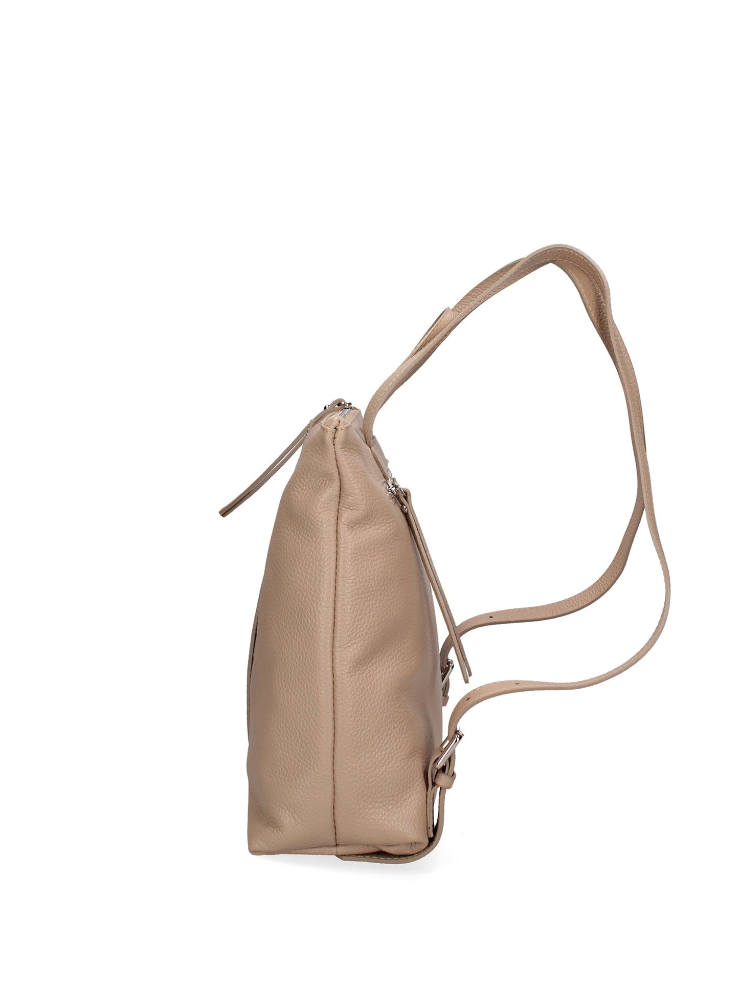 Borsa a mano convertibile in zaino da donna In Vera pelle
