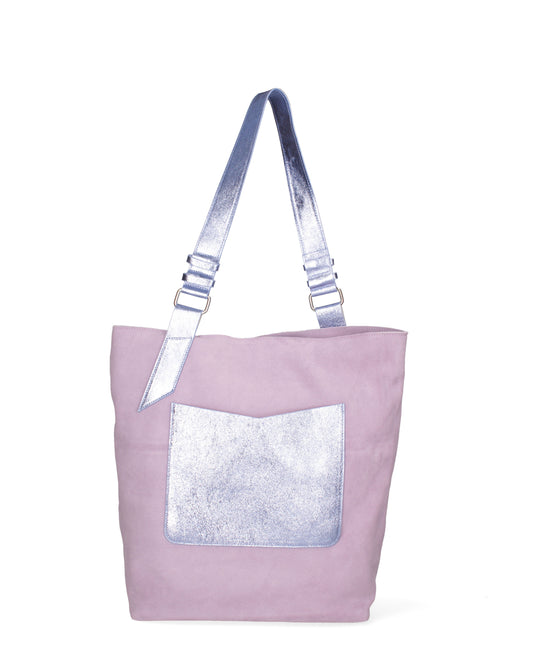 Borsa a spalla da donna In Vera pelle | Roberta Rossi | RR220731223FBG-D08A_LILLA+L027