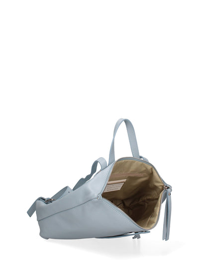 Borsa a mano convertibile in zaino da donna In Vera pelle