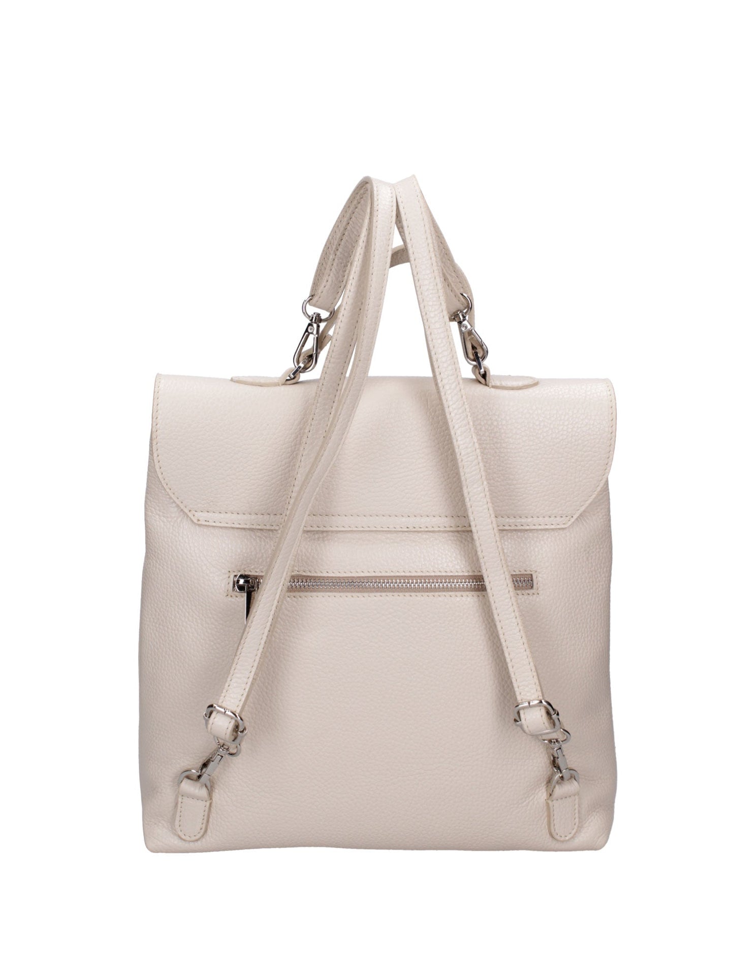 Borsa a mano convertibile in zaino da donna In Vera pelle