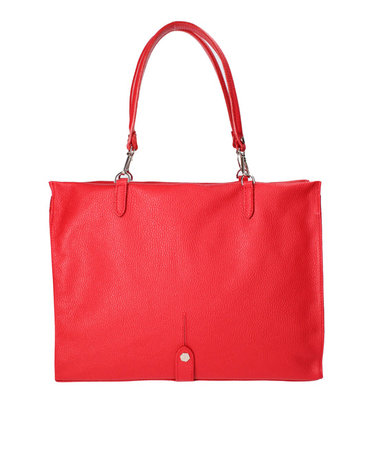 Borsa a spalla da donna In Vera pelle | Roberta Rossi | RR220713823FBG-D58_ROSSO_FUOCO