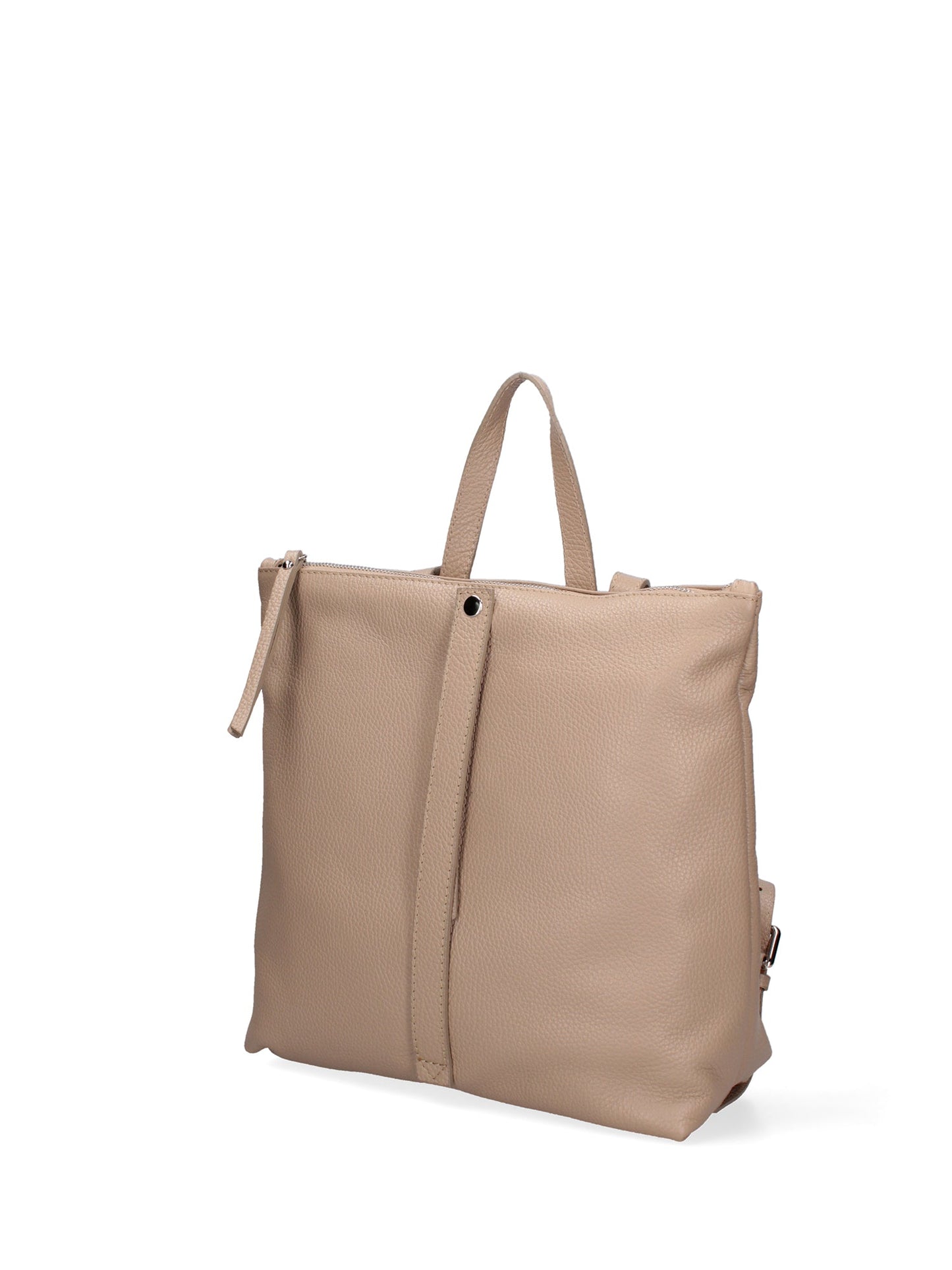 Borsa a mano convertibile in zaino da donna In Vera pelle