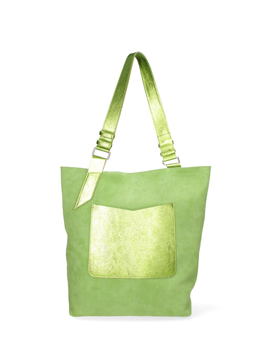 Borsa a spalla da donna In Vera pelle | Roberta Rossi | RR220731223FBG-D08_KIWI+L017