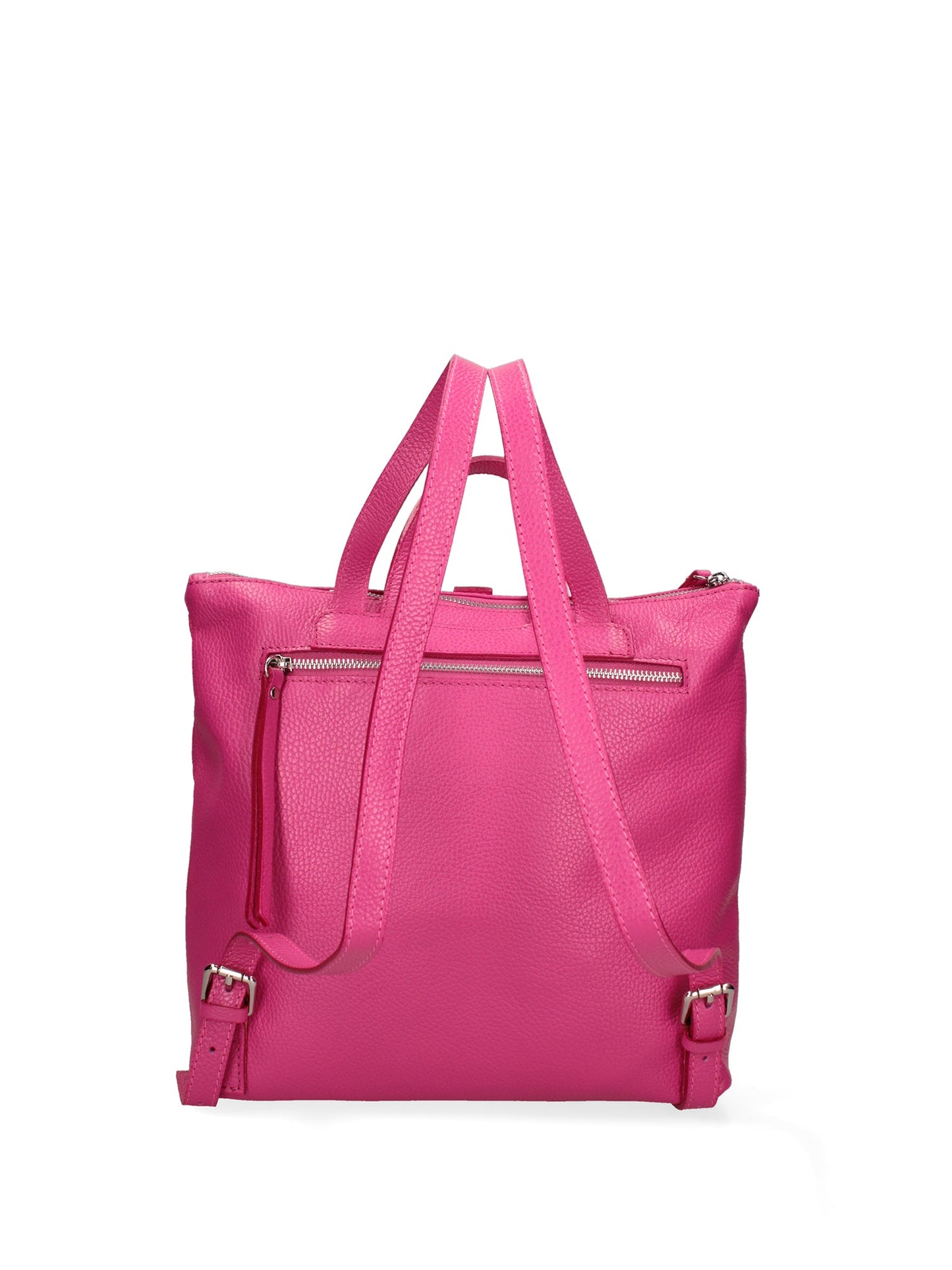 Borsa a mano convertibile in zaino da donna In Vera pelle