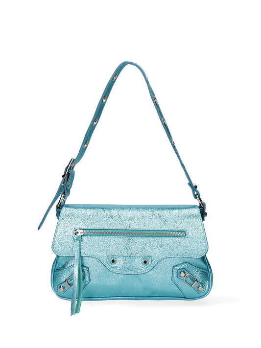 Borsa a spalla da donna In Vera pelle | Roberta Rossi | RR220723423FBG-L037_TURCHESE