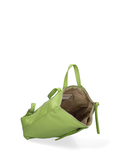 Borsa a mano convertibile in zaino da donna In Vera pelle