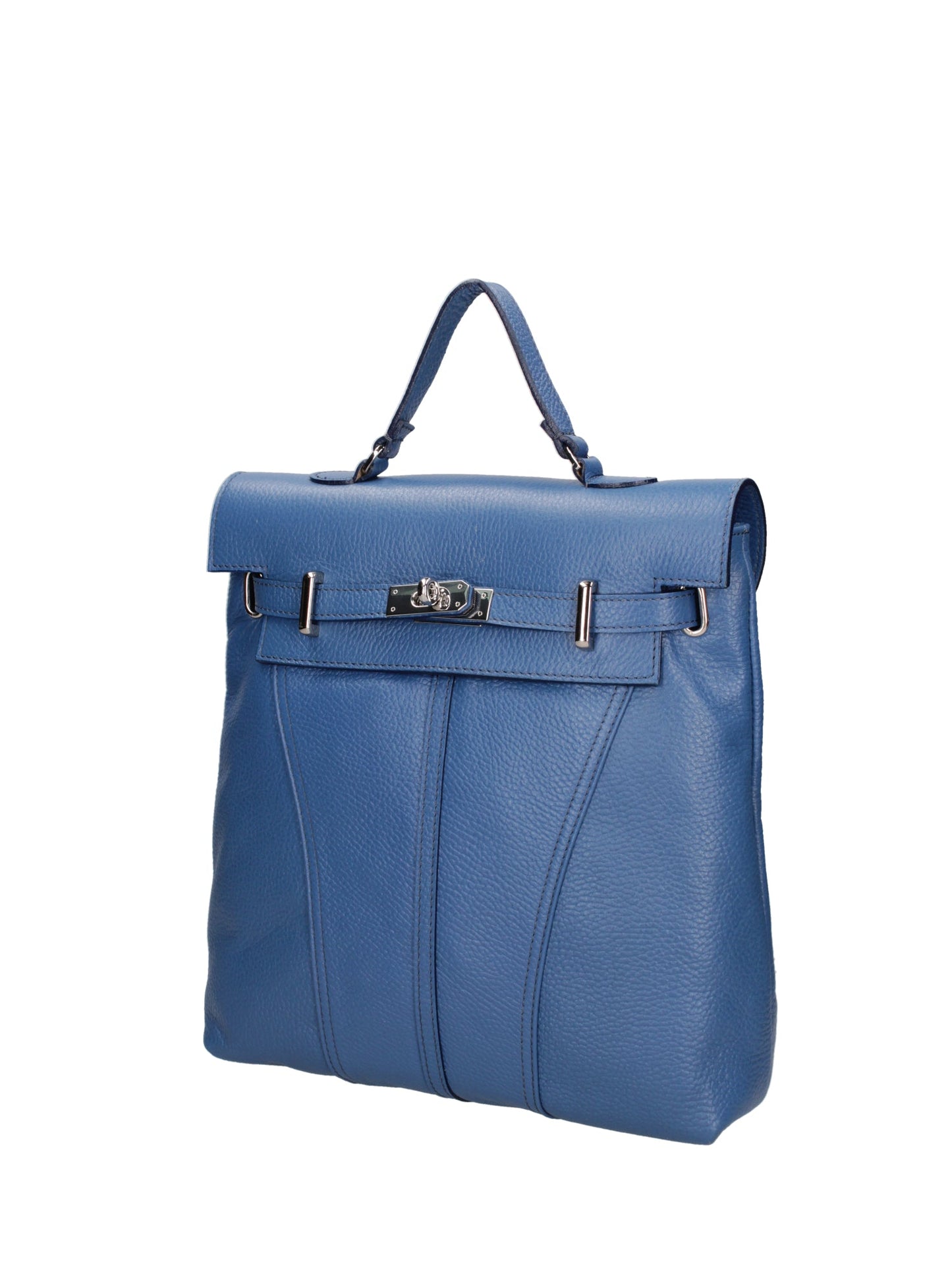 Borsa a mano convertibile in zaino da donna In Vera pelle