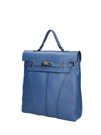 Borsa a mano convertibile in zaino da donna In Vera pelle