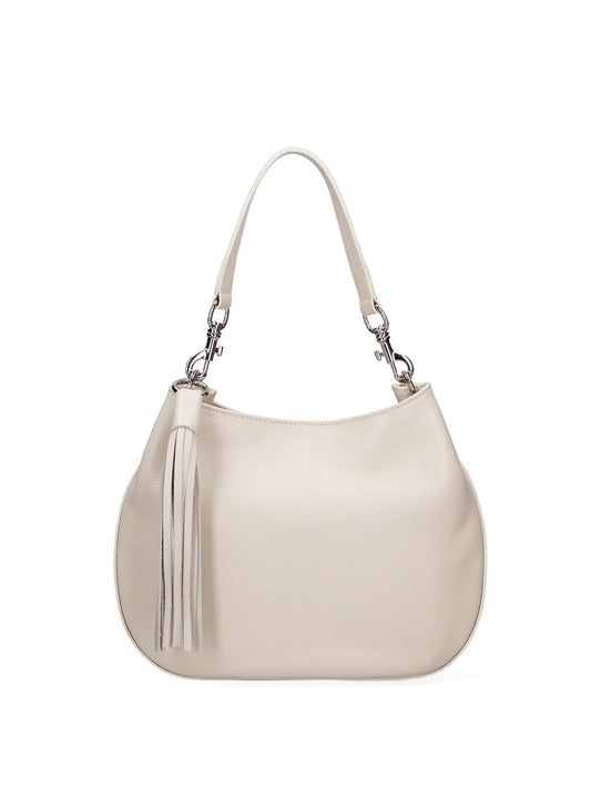 Borsa a spalla da donna In Vera pelle | Roberta Rossi | RR220731623FBG-D37_LATTE