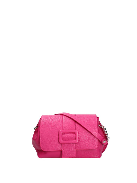 Borsa a spalla da donna In Vera pelle | Roberta Rossi | RR220714323FBG-D02_FUXIA