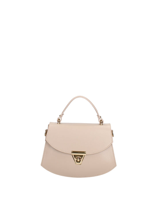 Borsa a mano da donna In Vera pelle | Roberta Rossi | RR220720223FBG-P_603_TAUPE_CHIARO