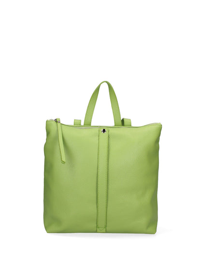 Borsa a mano convertibile in zaino da donna In Vera pelle | Roberta Rossi | RR220713723FBG-D12_VERDE