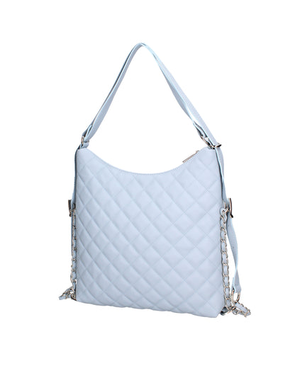 Borsa a spalla convertibile in zaino da donna In Vera pelle
