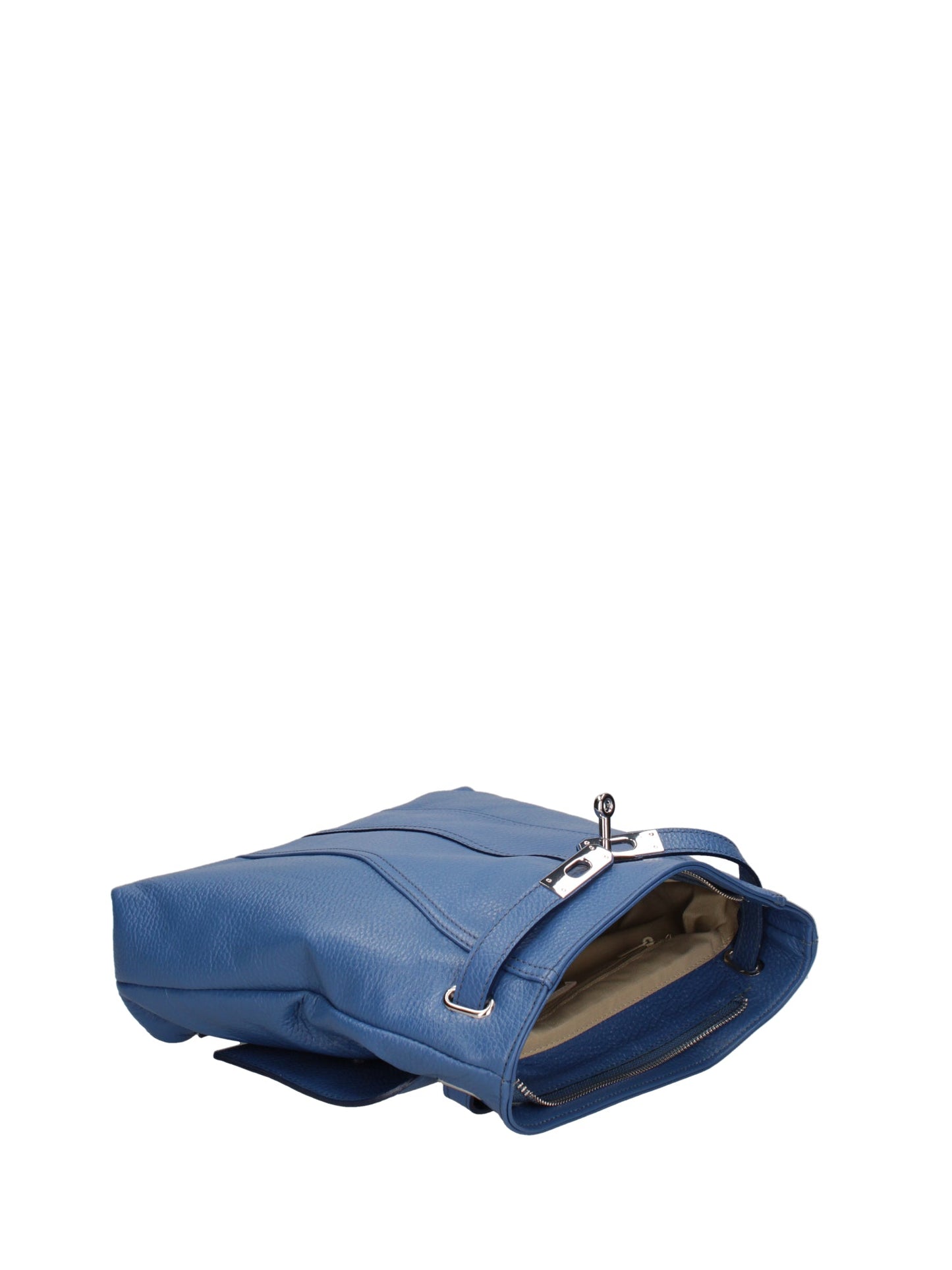 Borsa a mano convertibile in zaino da donna In Vera pelle