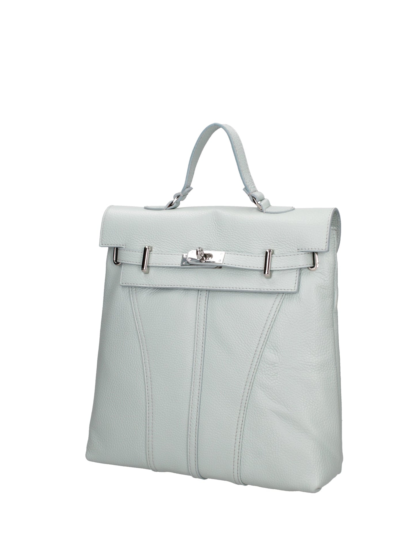 Borsa a mano convertibile in zaino da donna In Vera pelle