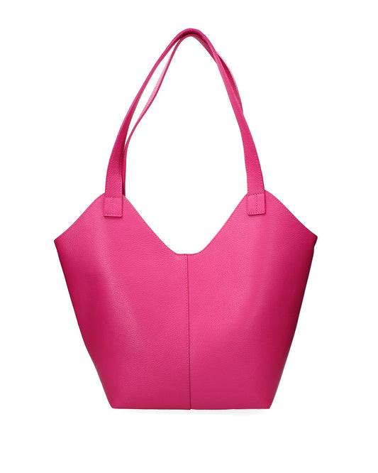 Borsa a sacca da donna In Vera pelle | Roberta Rossi | RR220723123FBG-D02_FUXIA