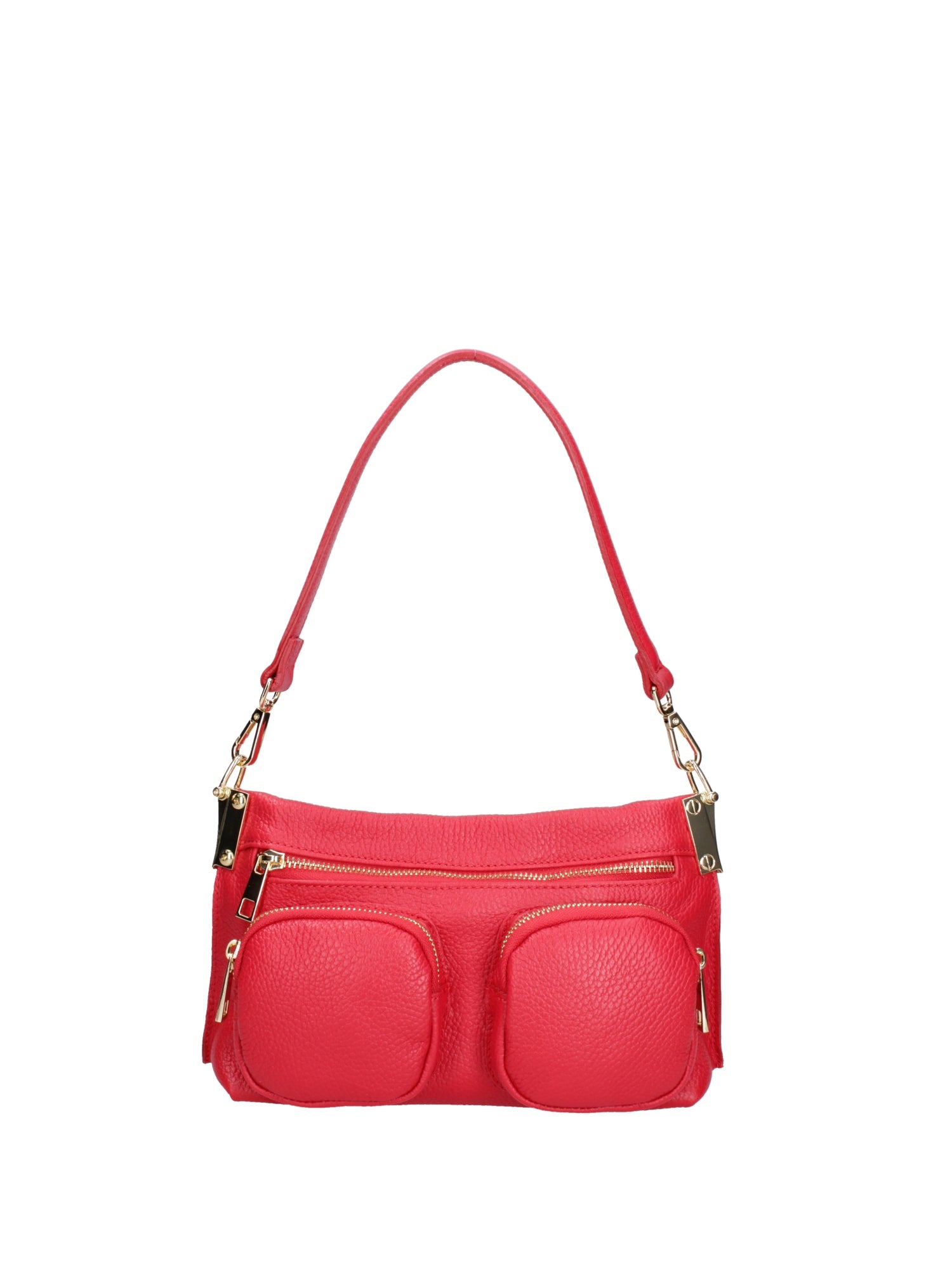 Borsa a spalla da donna In Vera pelle | Roberta Rossi | RR220714723FBG-D58_ROSSO_FUOCO