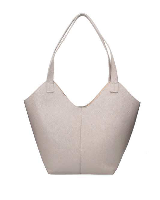 Borsa a sacca da donna In Vera pelle | Roberta Rossi | RR220723123FBG-D86_GRIGIO_PERLA