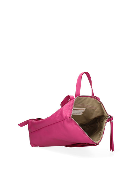 Borsa a mano convertibile in zaino da donna In Vera pelle