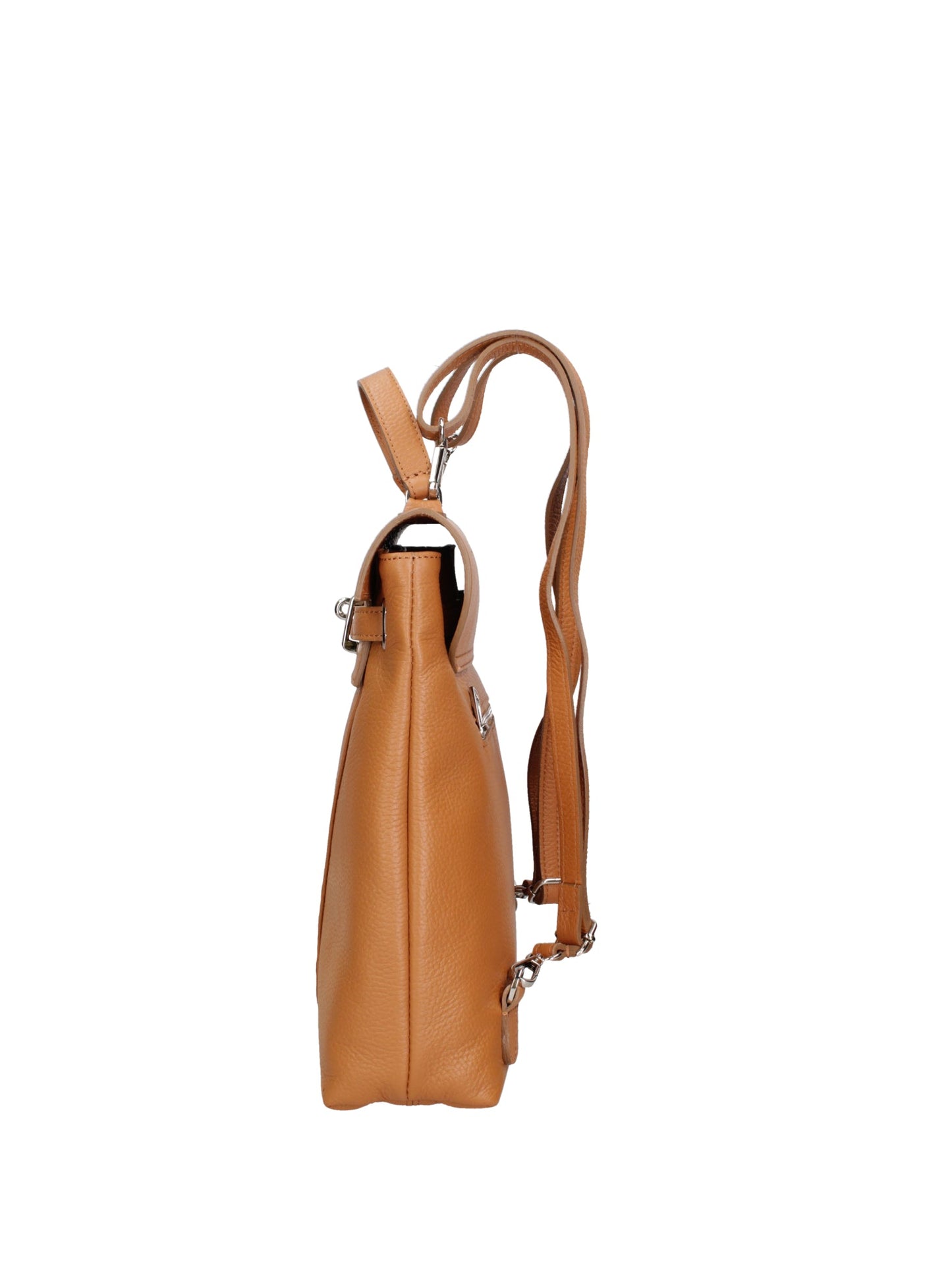 Borsa a mano convertibile in zaino da donna In Vera pelle