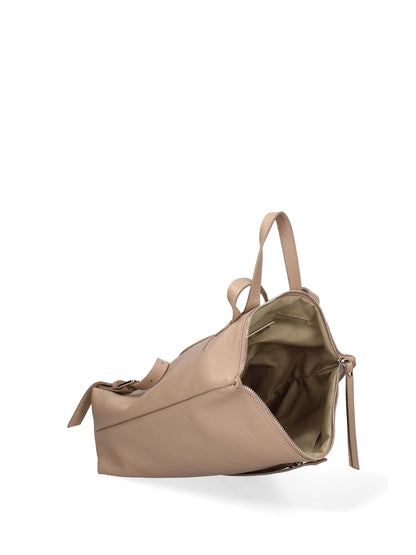 Borsa a mano convertibile in zaino da donna In Vera pelle
